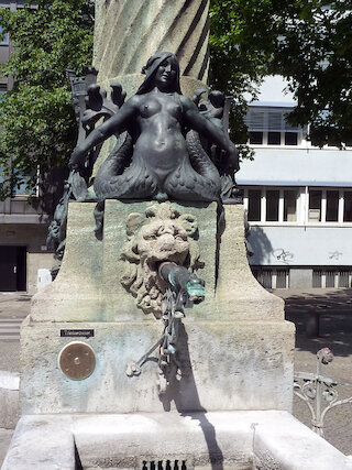 Detail des Nachtwächterbrunnens © Heidrun Rieble