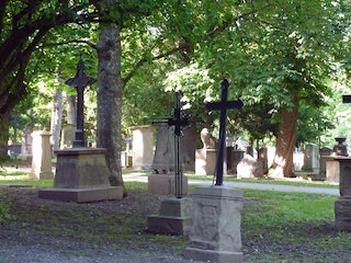 Der Charme des Friedhofs blieb bei der Sanierung erhalten © Heidrun Rieble