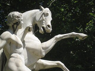 Ludwig Hofer, Rossbändiger, 1842-49 (Detail) &copy; Gerd Leibrock cw