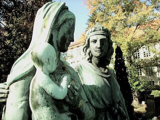 Fangelsbachfriedhof, Engel als Begleiter &copy; Muesse cw