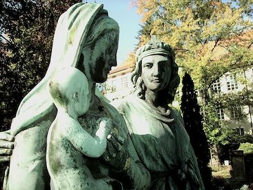 Fangelsbachfriedhof, Engel als Begleiter © Muesse cw