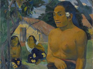 Paul Gauguin, Wohin gehst Du?, 1892 (Ausschnitt) &copy; Staatsgalerie Stuttgart