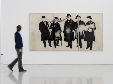 Mario Schifano, Futurismo rivisitato, 1966, Private Collection, Courtesy Gió Marconi, Milan &copy; VG Bild-Kunst, Bonn 2025