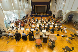 Philharmikerprobe im Saal des Gustav Siegle-Hauses &copy; Thomas Niedermüller