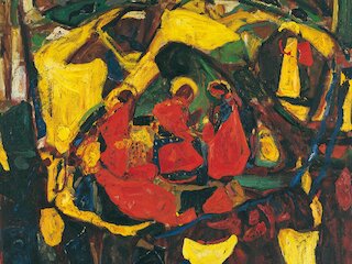 Adolf Hölzel, Biblisches Motiv &copy; Kunstmuseum Stuttgart