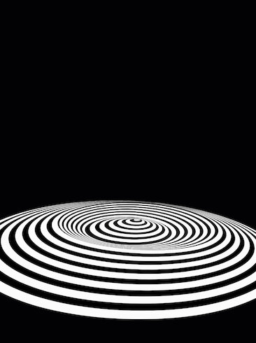 Marina Apollonio Spazio Ad Attivazione Cinetica 6B, Museo del Barrio, New York &copy; Marina Apollonio