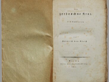 Der zerbrochne Krug - Titelblatt der Erstausgabe 1811 © H.-P. Haack CC BY SA 3.0