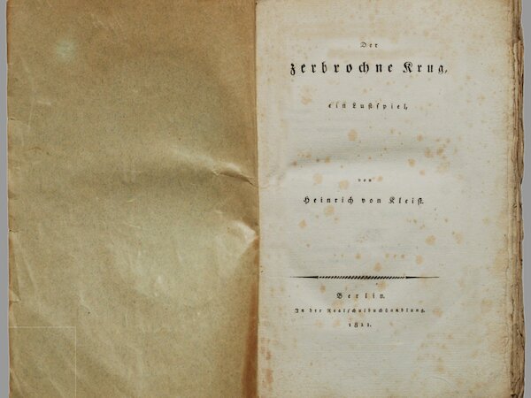 Der zerbrochne Krug - Titelblatt der Erstausgabe 1811 © H.-P. Haack CC BY SA 3.0