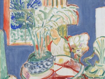 Henri Matisse, Kleines Interieur in Blau, 1947 (Ausschnitt) © Staatsgalerie Stuttgart