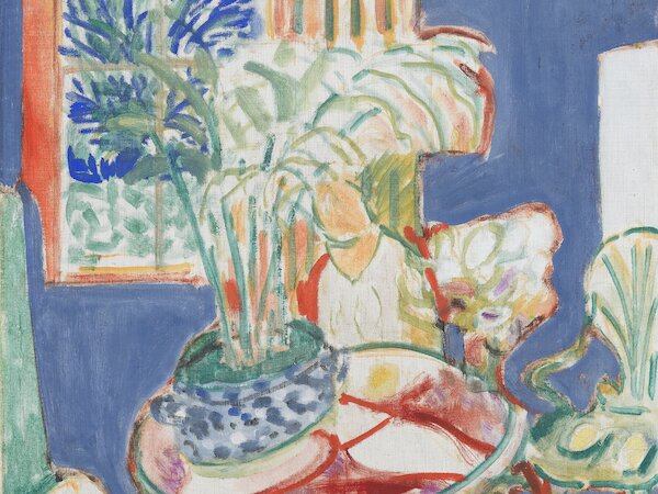 Henri Matisse, Kleines Interieur in Blau, 1947 (Ausschnitt) © Staatsgalerie Stuttgart