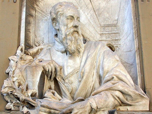 Giorgio Vasari, Büste in Arezzo (Ausschnitt) © Riccardo Speziari cw