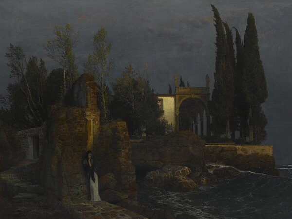 Arnold Böcklin, Villa am Meer, 1877 (Ausschnitt) &copy; Staatsgalerie Stuttgart