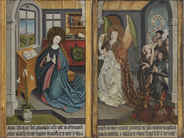 Hans Strigel, Montfort-Werdenberg-Altar, Flügelaußenseiten, 1465 © Staatsgalerie Stuttgart