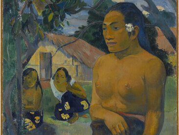 Paul Gauguin, E haere oe i hia (Wohin gehst Du?) [Ausschnitt], 1892 © Staatsgalerie Stuttgart