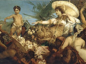 Hans Makart, Kleopatra (Ausschnitt), 1874-75 © Staatsgalerie Stuttgart
