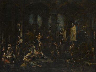 Alessandro Magnasco, Bänkelsänger, Soldaten, Vagabunden, um 1730/40 © Staatsgalerie Stuttgart