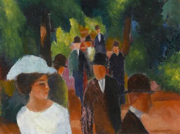 August Macke, Promenade, 1914 © Staatsgalerie Stuttgart