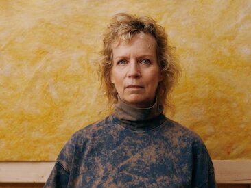 Katharina Grosse, Porträtfotografie © Franz Grünewald